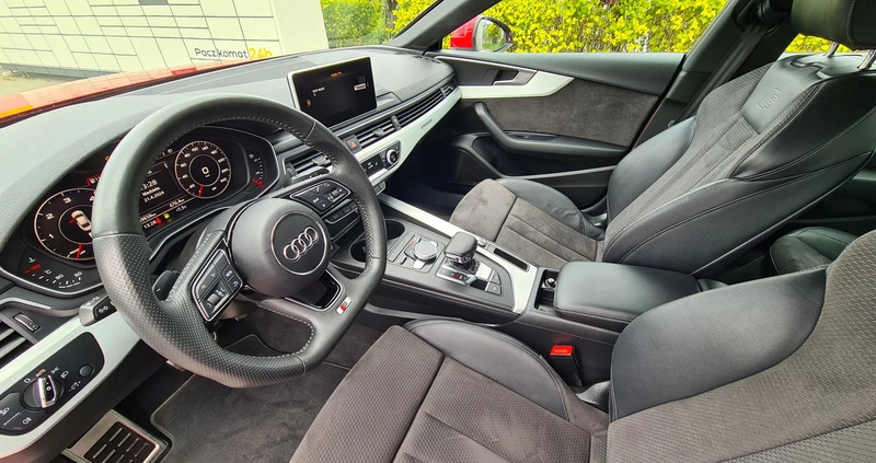 Audi A5 cena 133500 przebieg: 69000, rok produkcji 2017 z Lipno małe 596